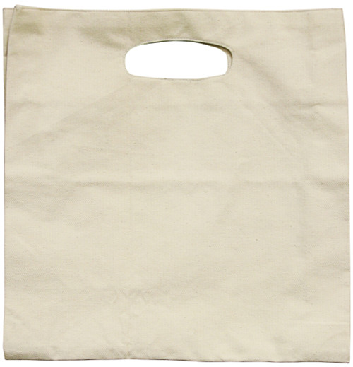3 Pack - Wear'm Hand Held Tote 13.5"x13.5'x2"-Natural - MR286 - 842672049297