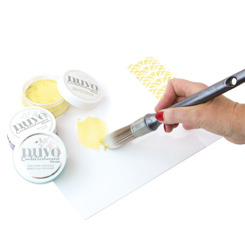 2 Pack - Nuvo Embellishment Mousse-Custard Cream - NEM-827