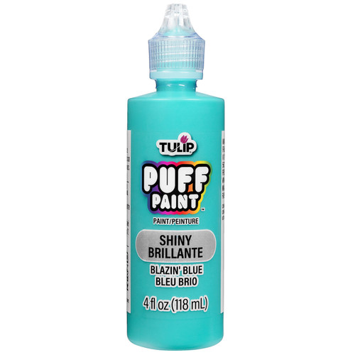 3 Pack - Tulip Dimensional Fabric Paint 4oz-Slick - Blazin' Blue - FLS-26526 - 017754265265