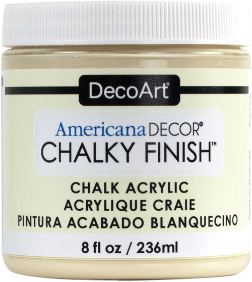 3 Pack - DecoArt Americana Chalky Finish Paint 8oz-Whisper - ADC-03 - 766218072238