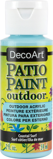 6 Pack - DecoArt Patio Paint 2oz-Coastal Surf - DCP-80 - 766218064899