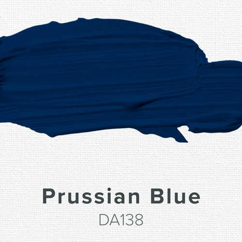 6 Pack - DecoArt Americana Acrylic Paint 2oz-Prussian Blue - Semi-Opaque - DA-138