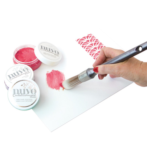 2 Pack - Nuvo Embellishment Mousse-French Rose - NEM-826