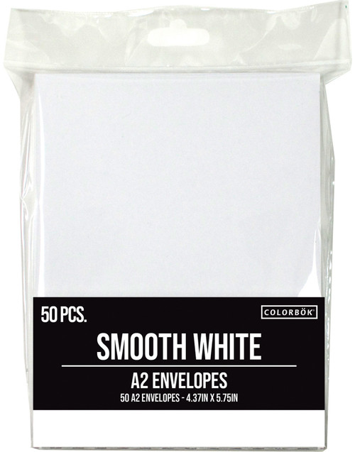 3 Pack - Colorbok A2 Envelopes (4.375"X5.75") 50/Pkg-White - 74289 - 765468742892
