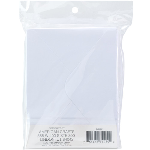 3 Pack - Colorbok A2 Envelopes (4.375"X5.75") 50/Pkg-White - 74289