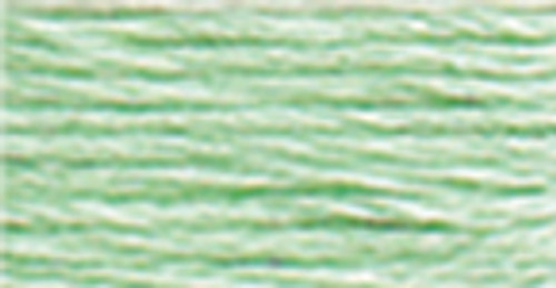12 Pack - DMC Pearl Cotton Skein Size 5 27.3yd-Light Nile Green - 115 5-955 - 077540036332