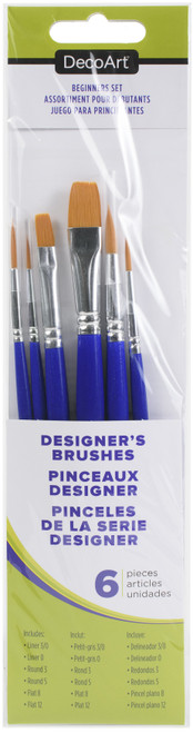 3 Pack - DecoArt Designer Series Brushes-Beginner Set - DABK33-K - 766218118806 3 Pack - DecoArt Designer Series Brushes-Beginner Set - DABK33-K - 766218118806