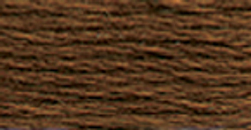 12 Pack - DMC Pearl Cotton Skein Size 5 27.3yd-Dark Coffee Brown - 115 5-801 - 077540035540