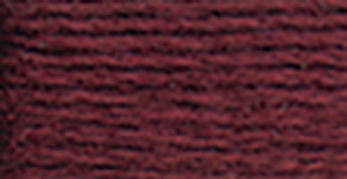 12 Pack - DMC Pearl Cotton Skein Size 5 27.3yd-Very Dark Garnet - 115 5-902 - 077540035953