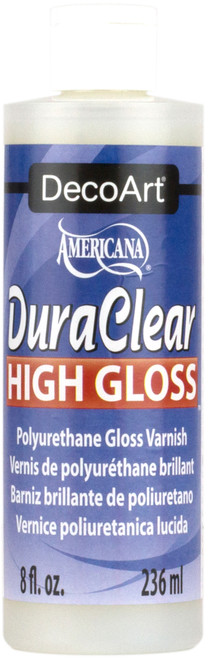 3 Pack - DecoArt DuraClear High Gloss Varnish-8oz - DS128-9 - 766218079589
