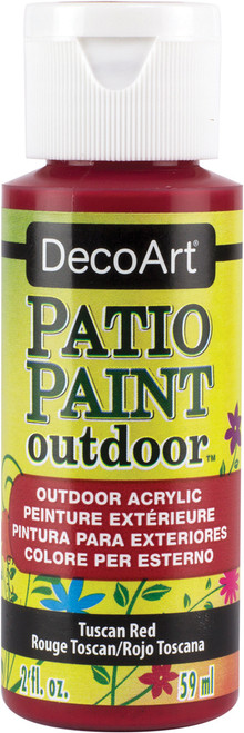 6 Pack - DecoArt Patio Paint 2oz-Tuscan Red - DCP-65 - 766218038173