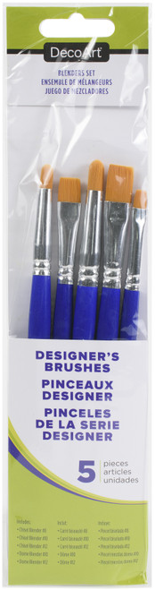 3 Pack - DecoArt Designer Series Brushes-Blenders Set - DABK36-K - 766218118837