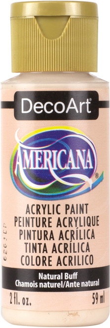 6 Pack - DecoArt Americana Acrylic Paint 2oz-Natural Buff - Opaque - DA-311 - 766218064264
