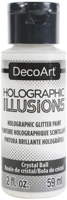 6 Pack - DecoArt Holographic Illusions Paint 2oz-Crystal Ball - DHG2OZ-01 - 766218122544