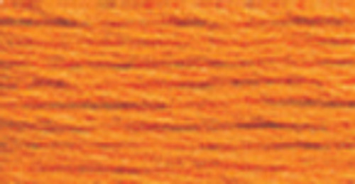 12 Pack DMC Pearl Cotton Skein Size 5 27.3yd-Tangerine 115 5-740 - 077540035250