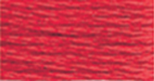 12 Pack - DMC Pearl Cotton Skein Size 5 27.3yd-Bright Red - 115 5-666 - 077540035021