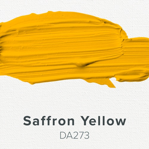 6 Pack - DecoArt Americana Acrylic Paint 2oz-Saffron Yellow - Semi-Opaque - DA-273