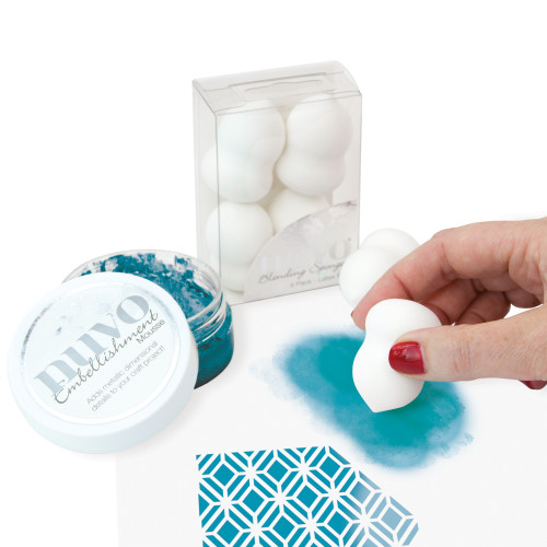2 Pack - Nuvo Embellishment Mousse-Pacific Teal - NEM-822 2 Pack - Nuvo Embellishment Mousse-Pacific Teal - NEM-822