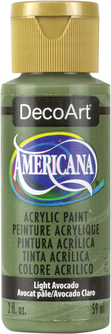6 Pack - DecoArt Americana Acrylic Paint 2oz-Light Avocado - Opaque - DA-106 - 016455206300 6 Pack - DecoArt Americana Acrylic Paint 2oz-Light Avocado - Opaque - DA-106 - 016455206300