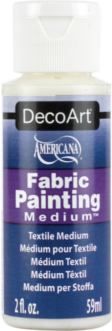 6 Pack - DecoArt Americana Fabric Painting Medium-2oz - DAS10-3 - 016455410301