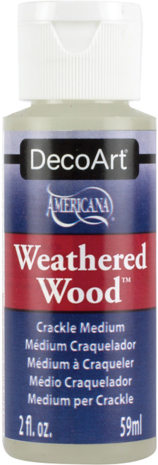 6 Pack - DecoArt Weathered Wood Crackling Medium-2oz - DAS8 - 016455408308