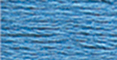 12 Pack - DMC Pearl Cotton Skein Size 3 16.4yd-Medium Blue - 115 3-826 - 077540032792