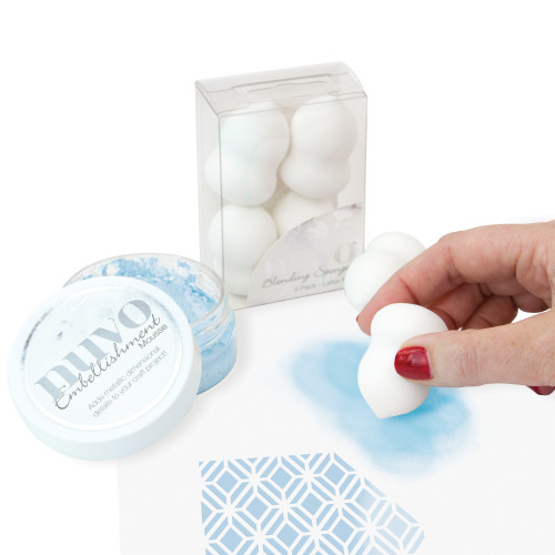 2 Pack - Nuvo Embellishment Mousse-Powder Blue - NEM-820 2 Pack - Nuvo Embellishment Mousse-Powder Blue - NEM-820