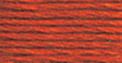 12 Pack - DMC Pearl Cotton Skein Size 3 16.4yd-Dark Burnt Orange - 115 3-900 - 077540032983