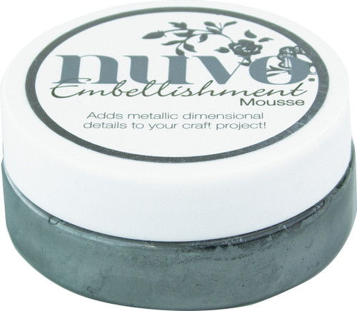 2 Pack - Nuvo Embellishment Mousse-Gunmetal Grey - NEM-815 - 5060407158150