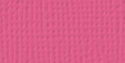 25 Pack - American Crafts Textured Cardstock 12"X12"-Raspberry - AM710-19 - 718813710190