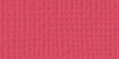 25 Pack - American Crafts Textured Cardstock 12"X12"-Cherry - AM710-26 - 718813710268