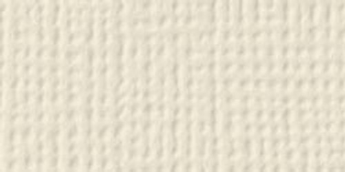 25 Pack - American Crafts Textured Cardstock 12"X12"-Vanilla - AM710-41 - 718813710411