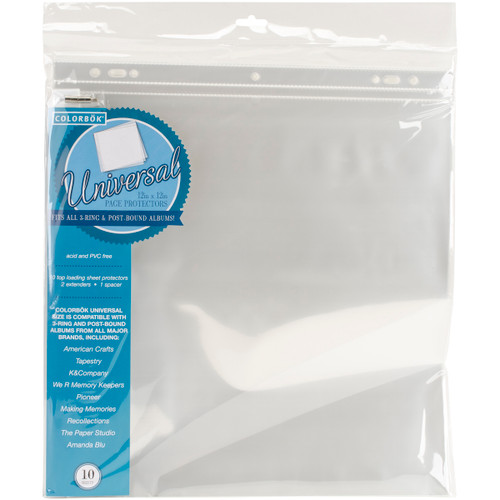 2 Pack - Colorbok Universal Refill Pages 10/Pkg-12"X12" - 62051 - 765468620510