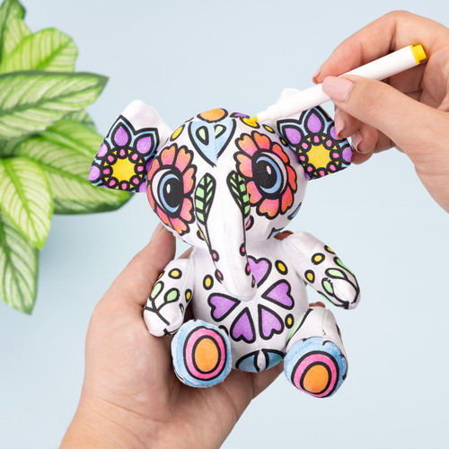 Colorbok Make It Colorful! Color Your Own Plush-Elephant - 34012332
