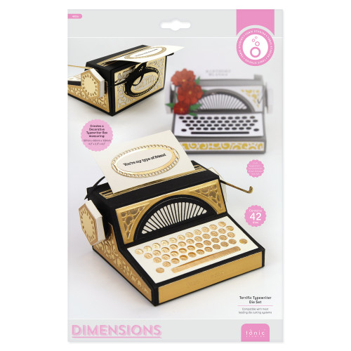 Tonic Studios Dimensions Dies-Terrific Typewriter - 4852E - 5056190948528