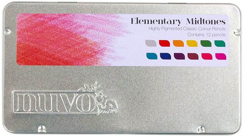 Nuvo Classic Colored Pencils 12/Pkg-Elementary Midtones - 5A0027P7-517N - 841686105173 Nuvo Classic Colored Pencils 12/Pkg-Elementary Midtones - 5A0027P7-517N - 841686105173