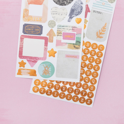 Beautiful Things Cardstock Stickers 6"X12" 125/Pkg-W/Copper Foil - 34013631 - 718813916394