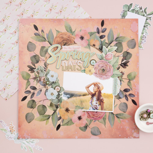 Willow & Sage Specialty Paper 12"X12"-Printed Acetate - 34013666 Willow & Sage Specialty Paper 12"X12"-Printed Acetate - 34013666