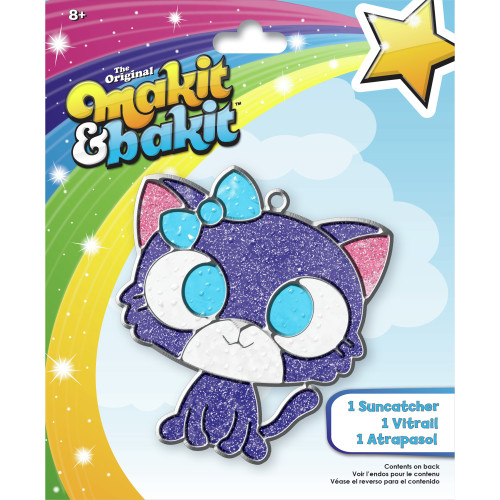 6 Pack - Colorbok Makit & Bakit Suncatcher Kit-Kitten - 66600TC - 765468666006