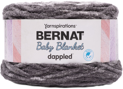 Bernat Baby Blanket Dappled Yarn-Charcoal - 161015-15002 - 057355446397