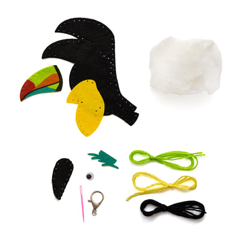 Colorbok Sew Cute! Felt Keychain-Toucan - 34004933