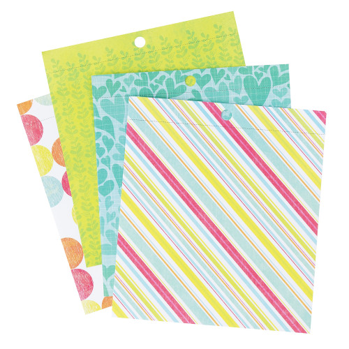 3 Pack - Colorbok Single-Sided Printed Cardstock 6"X6" 100/Pkg-Light Bright - 68223