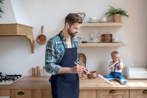 Wear'm Extra Large Apron With Pockets 29"x32"-Denim - MR466I