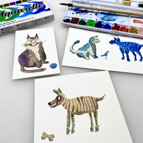 Niji Aquarelle Watercolor Set 15/Pkg-Assorted Colors - NNC15