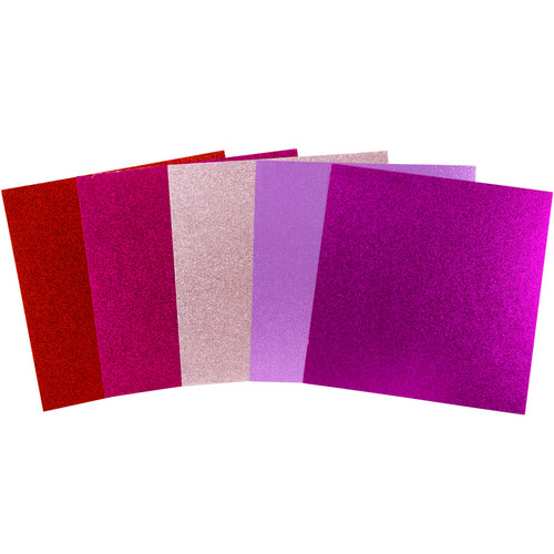 Colorbok Specialty Paper Pad 12"X12" 10/Pkg-Glitter Rock - 68261