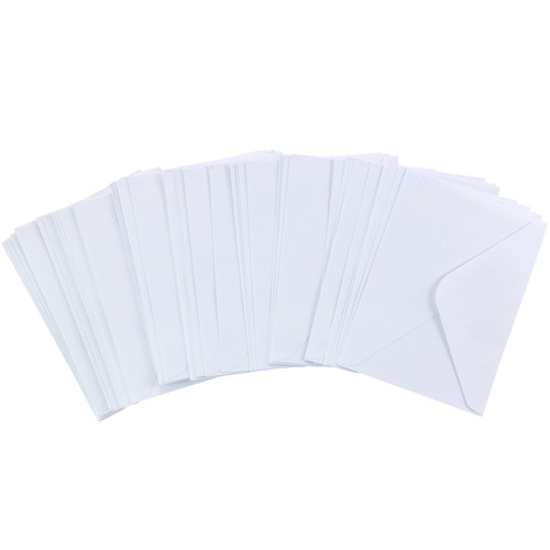 Colorbok A2 Envelopes (4.375"X5.75") 50/Pkg-White - 74289