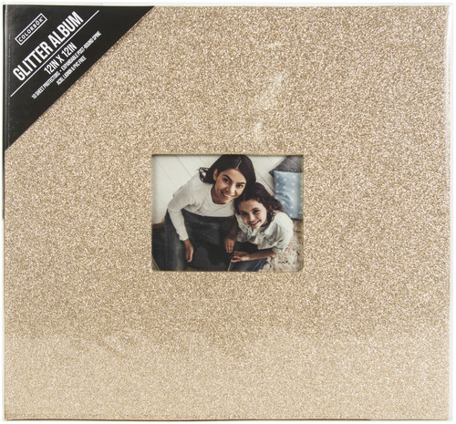 Colorbok Scrapbook Box Kit-Solid Glitter Gold - 74574PDQ - 765468745749 Colorbok Scrapbook Box Kit-Solid Glitter Gold - 74574PDQ - 765468745749