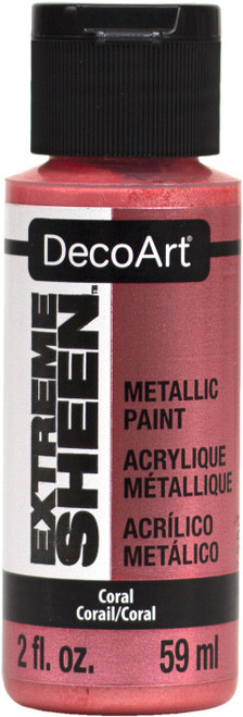 DecoArt Extreme Sheen Paint 2oz-Coral - DPM-26 - 766218113344