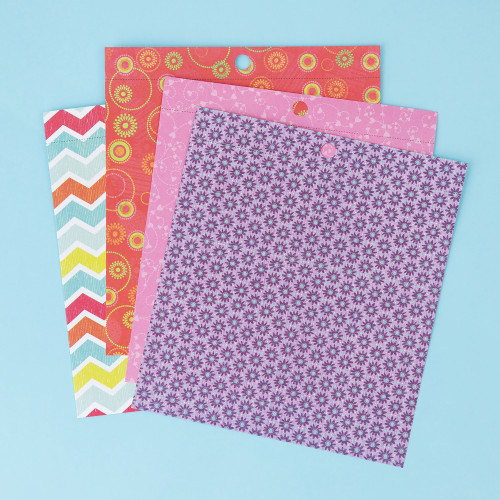 Colorbok Single-Sided Printed Cardstock 6"X6" 100/Pkg-Light Bright - 68223