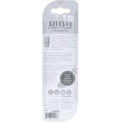 Nuvo Embossing Pen-Clear Mark - 103N